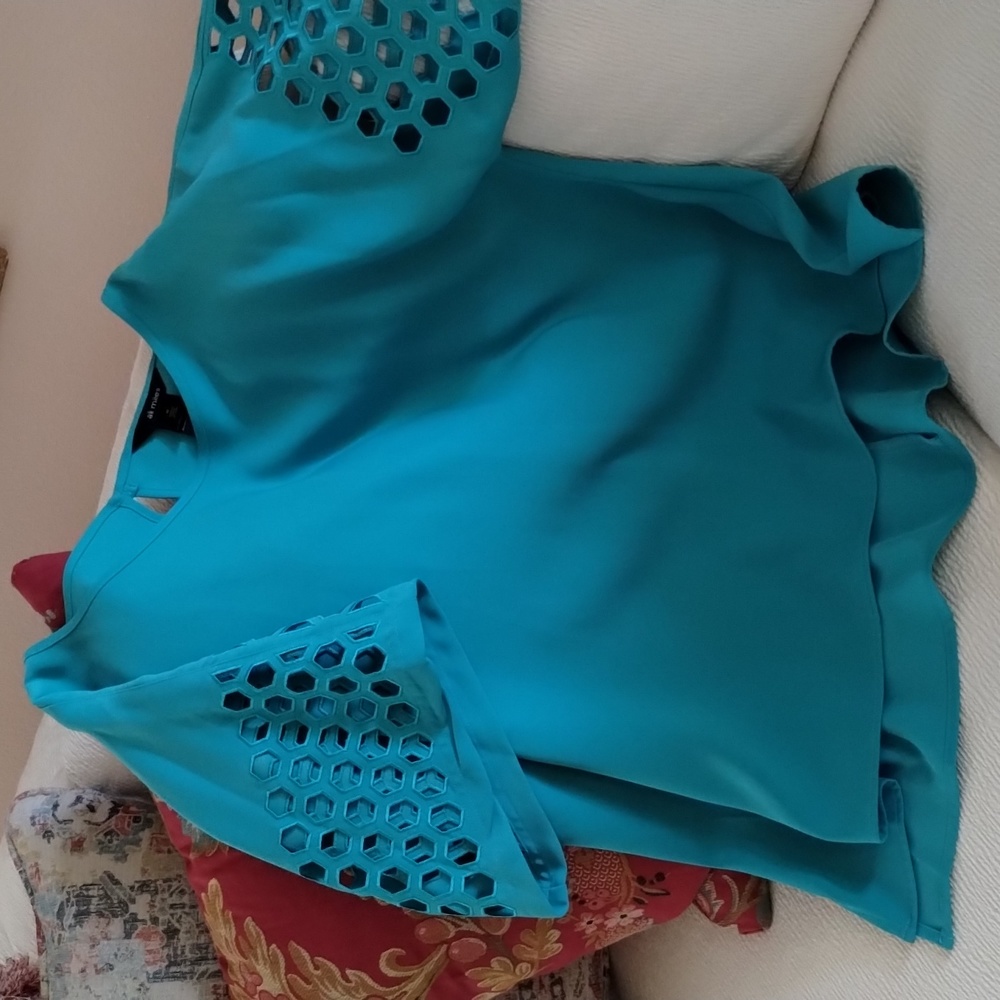 Ali Miles Turquoise Top